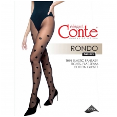 Conte Rondo moteriškos pėdkelnės su dideliais taškučiais