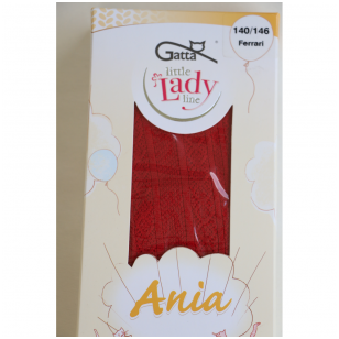 Gatta Little Lady Line: Ania 01 raštuotos pėdkelnės jaunoms damoms
